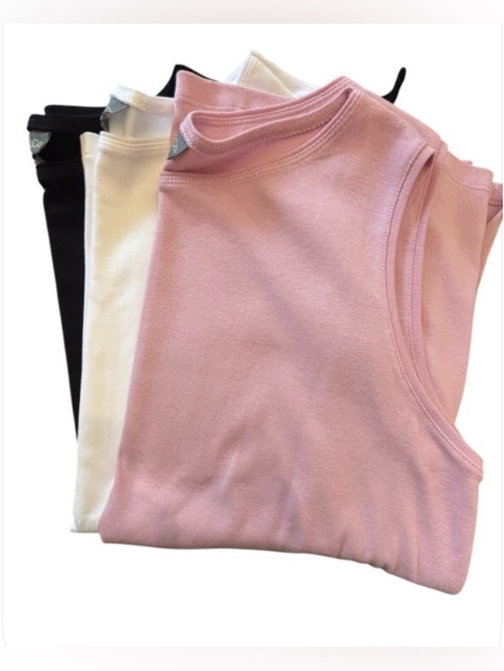 BUNDLE Style & Co. Women's Tank Tops in Pink, White & Black PXL   SKU 11